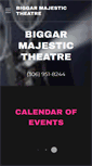 Mobile Screenshot of majestictheatre.ca